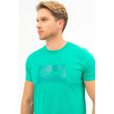 BUDMIL modern fit póló Férfi XXL zöld 20300443-005251-0699