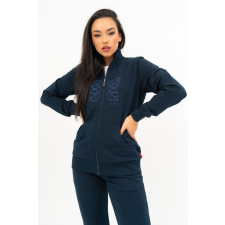 BUDMIL , Női szabadidőfelső25, ADONICA, Kék, 3XL női pulóver, kardigán