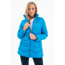 BUDMIL női téli kabát, HEATHER25, Kék, 3XL