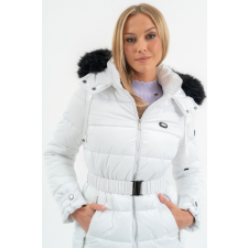 BUDMIL női téli kabát, HOLLY25, Fehér, XL női dzseki, kabát