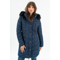 BUDMIL női téli kabát, JANICE25, Kék, L