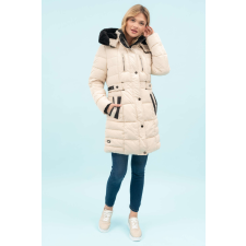 BUDMIL , Női Téli kabát, WELLY, Bézs, M női dzseki, kabát