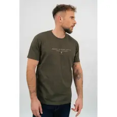 BUDMIL Póló Férfi XXXXL khaki-melír 20300458-002262-0899