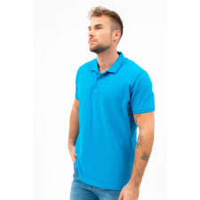 BUDMIL regular fit galléros póló Férfi XL türkiz 20730270-002251-0599 férfi póló