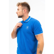 BUDMIL regular fit galléros póló Férfi XXL királykék 20730262-001251-0699