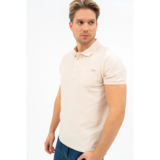 BUDMIL regular fit galléros póló Férfi XXXL bézs 20730261-002251-0799