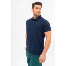BUDMIL regular fit galléros póló Férfi XXXXL s.kék 20730261-004251-0899 férfi póló