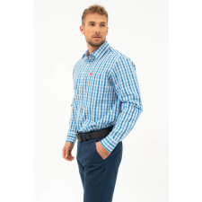 BUDMIL Regular fit ing Férfi XXL kék 20450234-003251-0699 férfi ing