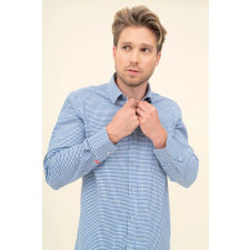 BUDMIL Regular fit ing Férfi XXXL kék-fehér 20450232-003242-0799 férfi ing
