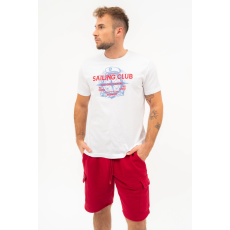 BUDMIL regular fit póló Férfi M fehér 20300446-002251-0399