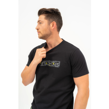BUDMIL regular fit póló Férfi M fekete 20300446-014251-0399 férfi póló