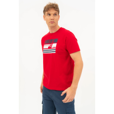 BUDMIL regular fit póló Férfi M piros 20300446-006251-0399