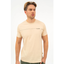 BUDMIL regular fit póló Férfi XL bézs 20300446-004251-0599 férfi póló