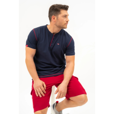 BUDMIL regular fit póló Férfi XL s.kék 20310105-002251-0599