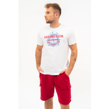 BUDMIL regular fit póló Férfi XXXL fehér 20300446-002251-0799 férfi póló