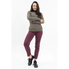 BUDMIL Szűk fazonú vászonnadrág Női L bordó 20630151-002252-0499 női nadrág