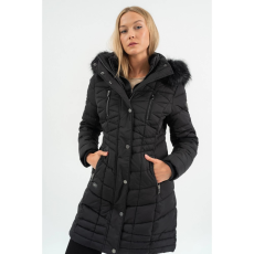 BUDMIL Téli kabát dupla elejerésszel Női XXXL fekete 20030555-003252-0799
