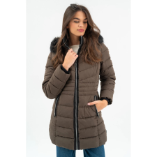 BUDMIL téli kabát Női L barna 20030554-002252-0499 női dzseki, kabát