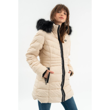 BUDMIL téli kabát Női L bézs 20030554-001252-0499 női dzseki, kabát