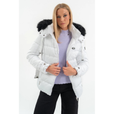 BUDMIL téli kabát Női S fehér 20030551-001252-0299 női dzseki, kabát