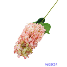  Bugás hortenzia szálas selyemvirág 80cm - Rózsaszín dekorációs kellék