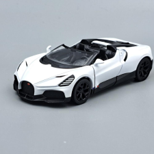 Bugatti Mistral kinsmart modell fehér autópálya és játékautó