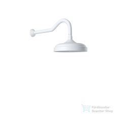 Bugnatese 20 cm-es fejzuhany 33 cm-es zuhanykarral,Matt fehér 89116BI csaptelep