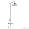 Bugnatese ATHENA zuhanyrendszer 21,5 cm-es fejzuhannyal,zuhanyszettel,króm 8542CCR