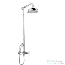 Bugnatese ATHENA zuhanyrendszer 21,5 cm-es fejzuhannyal,zuhanyszettel,króm 8542CCR csaptelep