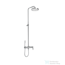 Bugnatese Century zuhanyrendszer 20 cm-es fejzuhannyal,zuhanyszettel,króm 3642CCR csaptelep