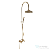Bugnatese Lady zuhanyrendszer 20 cm-es esőztetővel,zuhanyszettel,Sárgaréz 947CON