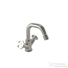 Bugnatese Millenovecinquanta bidet csaptelep leeresztővel szálcsiszolt nikkel színben 4544NS csaptelep