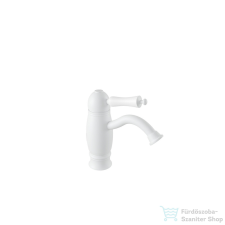 Bugnatese OXFORD alacsony bidet csaptelep click-clack leeresztővel,matt fehér 6319SCBI csaptelep