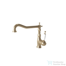 Bugnatese Oxford álló mosogató csaptelep leeresztő nélkül,bronz 6382BR csaptelep