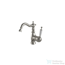 Bugnatese OXFORD Bidet csaptelep leeresztővel szálcsiszolt nikkel színben 6323NS csaptelep