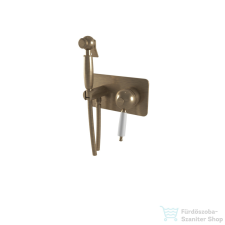 Bugnatese OXFORD falsík alatti bidet csaptelep zuhanyszettel,belső egységgel,bronz 6366BR csaptelep