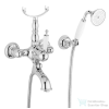 Bugnatese OXFORD Kádcsaptelep, zuhanyszettel, króm színben 6302