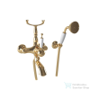 Bugnatese OXFORD kádtöltő csaptelep zuhanyszettel,sárgaréz 6302ON