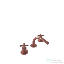 Bugnatese RODOS 3 üléses bidet csaptelep leeresztő nélkül,rame 7325SRA csaptelep