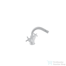 Bugnatese RODOS bidet csaptelep automata leeresztővel,matt fehér 7344BI csaptelep