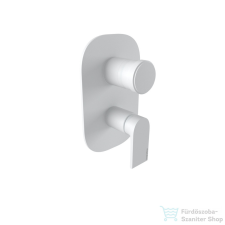 Bugnatese Simple Fal alatti 3 állású csaptelep matt fehér színben 6631BI csaptelep