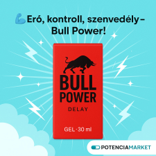  BULL POWER DELAY GEL EJAKULÁCÓ KÉSLELTETŐ GÉL - 30 ML egyéb erotikus kiegészítők férfiaknak