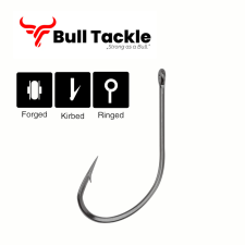 Bullfishing Bull Tackle Maruseigo With Ring -9011 - 8# horog