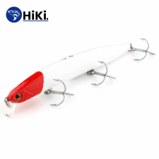 Bullfishing HiKi-Minnow 130 mm 23 g - Fehér-Piros horgászkiegészítő
