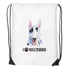 Bullterrier - Sport táska fehér v2 tornazsák