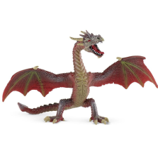 Bullyland 75591 Repülő sárkány, vörös-barna játékfigura