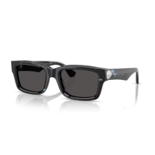 Burberry BE4443 411187 BLUE HAVANA DARK GREY napszemüveg napszemüveg