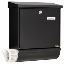 BURG WACHTER ComfortSet 91300 S nagyméretű kerítésen kívüli postaláda újságtartóval postaláda