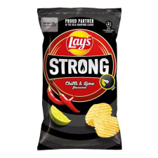 Burgonyachips LAY'S Strong chillis-limeos 120g előétel és snack