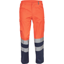  BURGOS HV nadrág narancssárga/navy 66 láthatósági ruházat